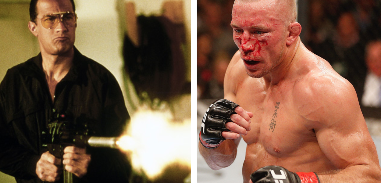 Georges Saint-Pierre se fait détruire par Steven Seagal (au cinéma)