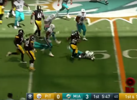 Darrius Heyward-Bey piétine la défense des Dolphins pour un énorme TD de 60 yards