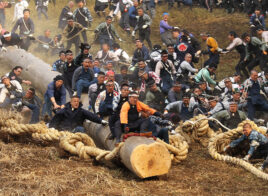 Le Festival Onbashira, le festival le plus dangereux du japon