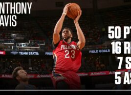 Le match historique d’Anthony Davis contre les Nuggets