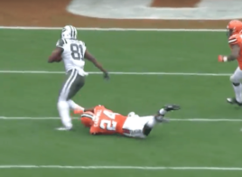 NFL - Quincy Enunwa flingue la défense des Browns