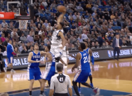 Karl Anthony Towns explose Joel Embiid et Timothe Luwawu-Cabarrot