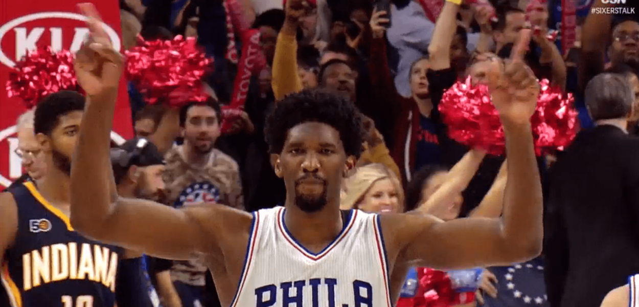 Première victoire de la saison pour les Sixers avec un énorme Embiid