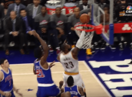 Sans respect, Embiid sort le chasedown block à LeBron