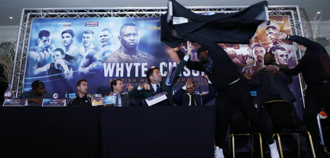Le pétage de câble de Dereck Chisora en Conférence de Presse