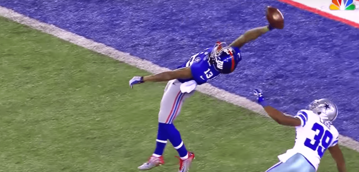 Quand Odell Beckham Jr. réussissait la réception du siècle et devenait une star