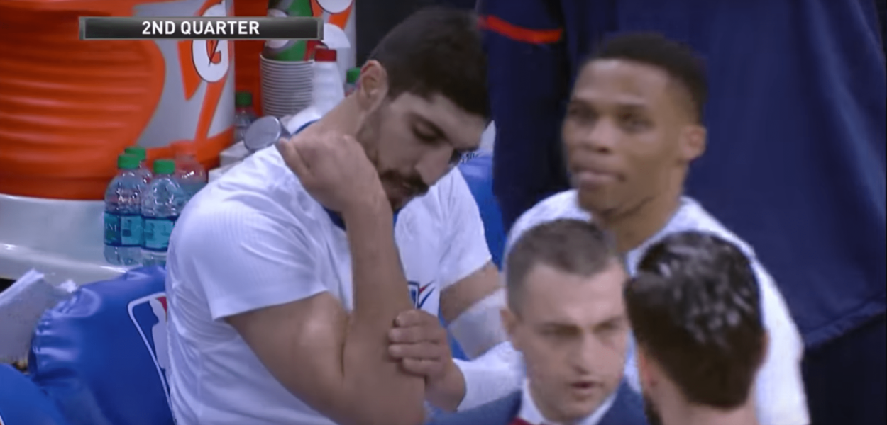 Enes Kanter et la blessure la plus stupide de l’année