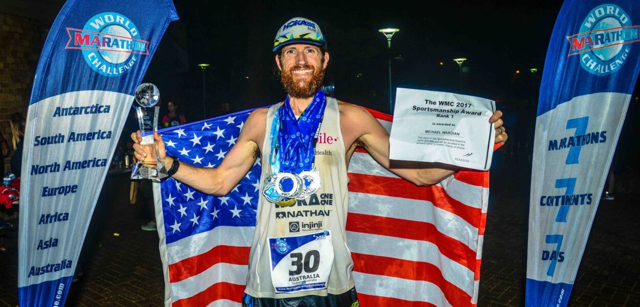 Michael Wardian bat le record du World Marathon Challenge