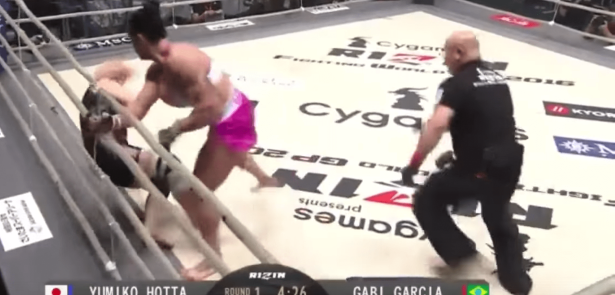 Au Rizin, Gabi Garcia a démonté une catcheuse de 49 ans