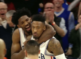 Sixers vs. Blazers - Philadelphie et Covington dans la légende