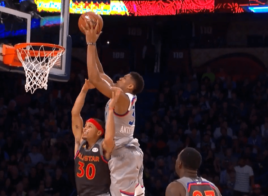 All-Star Game - Giannis Antetokounmpo a écrasé Stephen Curry