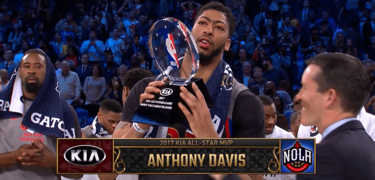 Anthony Davis explose le record de points de Chamberlain en un All-Star Game