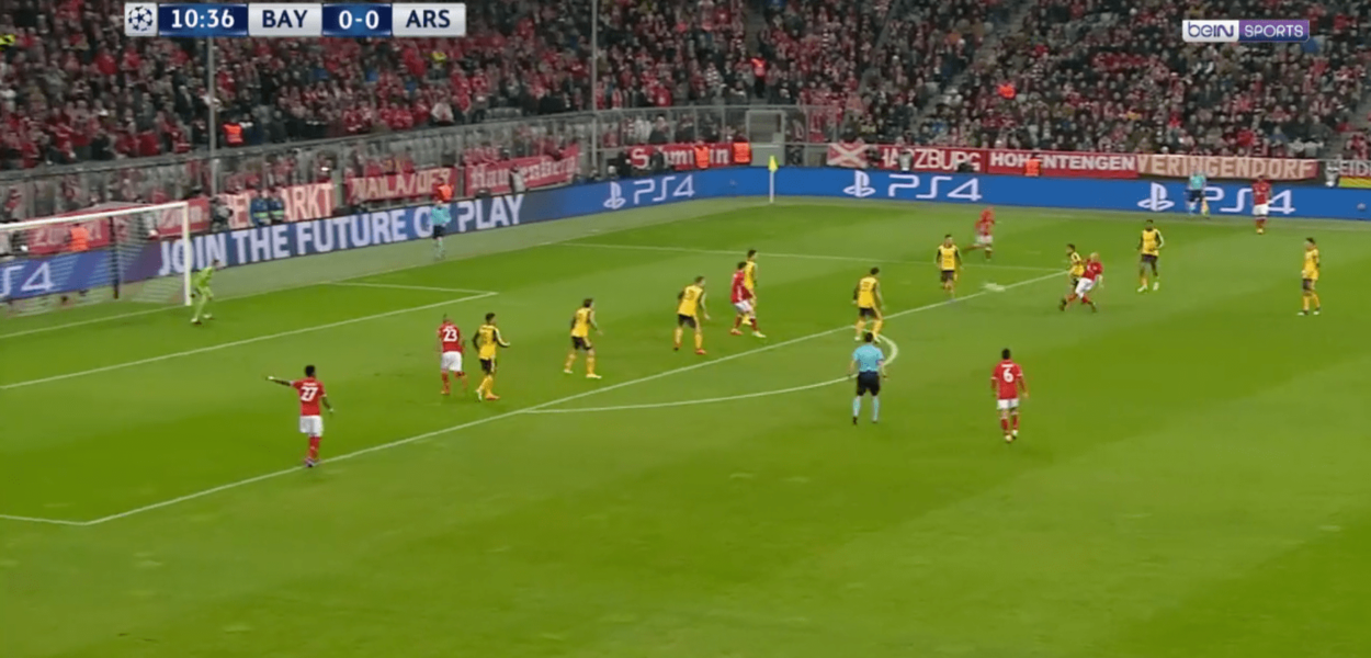 Arjen Robben ouvre le score contre Arsenal sur un bijou