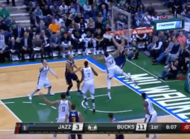 Gordon Hayward démolit Giannis Antetokounmpo : poster et staredown