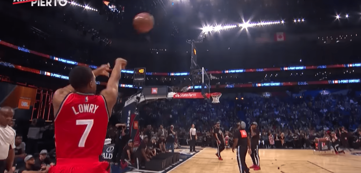 Concours à trois-points – Kyle Lowry fait un airball sur sa première tentative