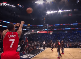 Concours à trois-points – Kyle Lowry fait un airball sur sa première tentative