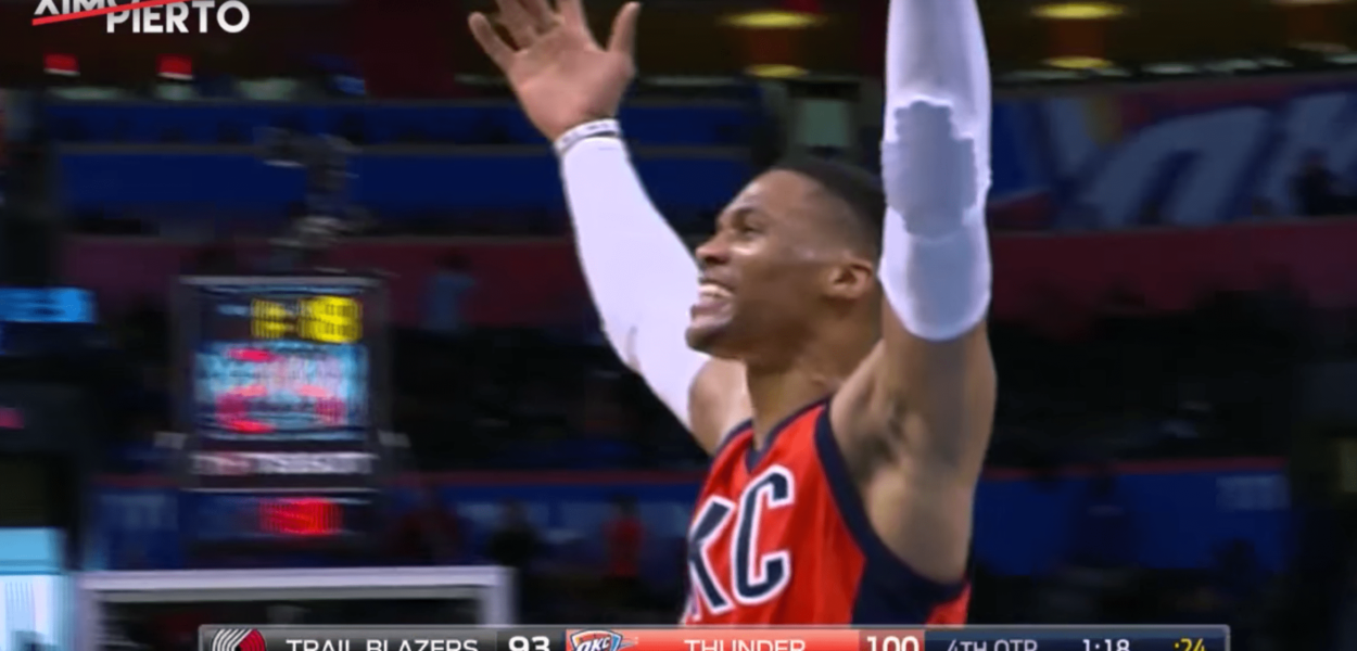 Russell Westbrook fait un carnage contre les TrailBlazers