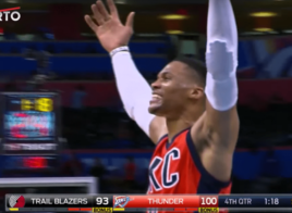 Russell Westbrook fait un carnage contre les TrailBlazers