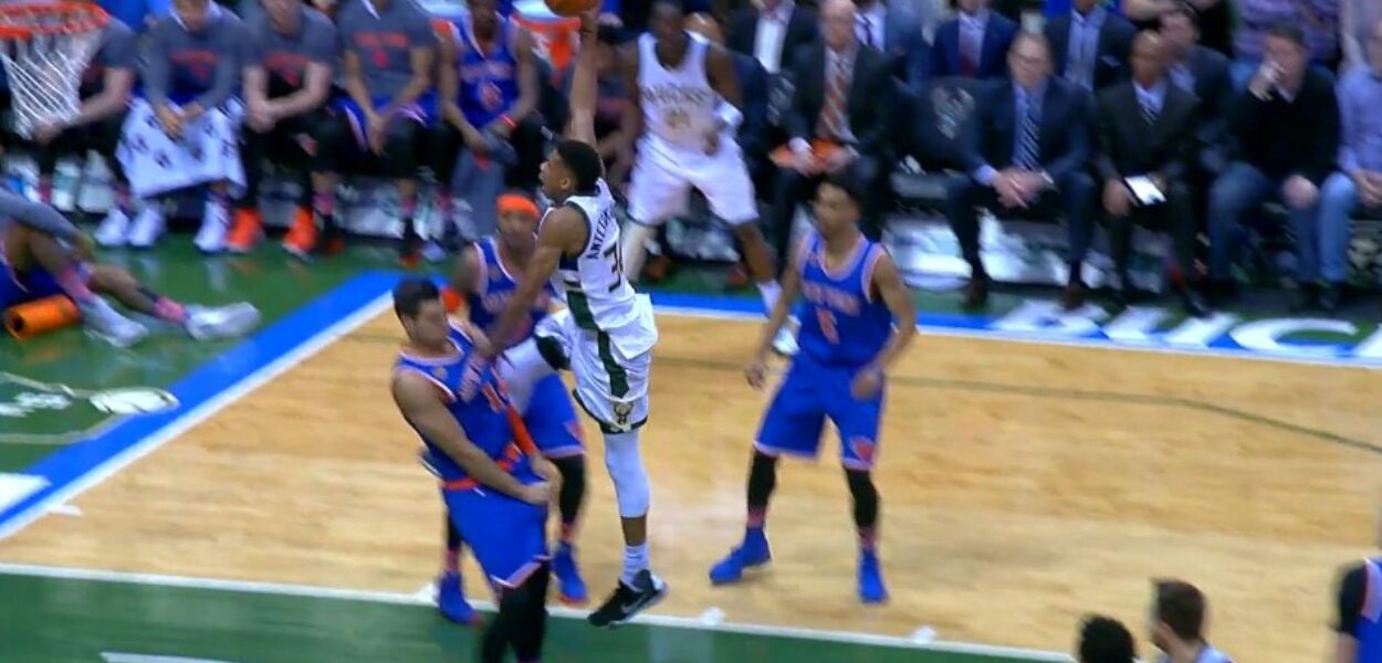 Le match de titan d’Antetokounmpo contre les Knicks
