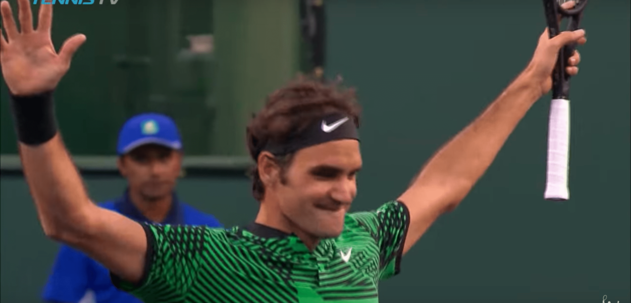 Indian Wells 2017 - Roger Federer donne à la leçon à Rafael Nadal