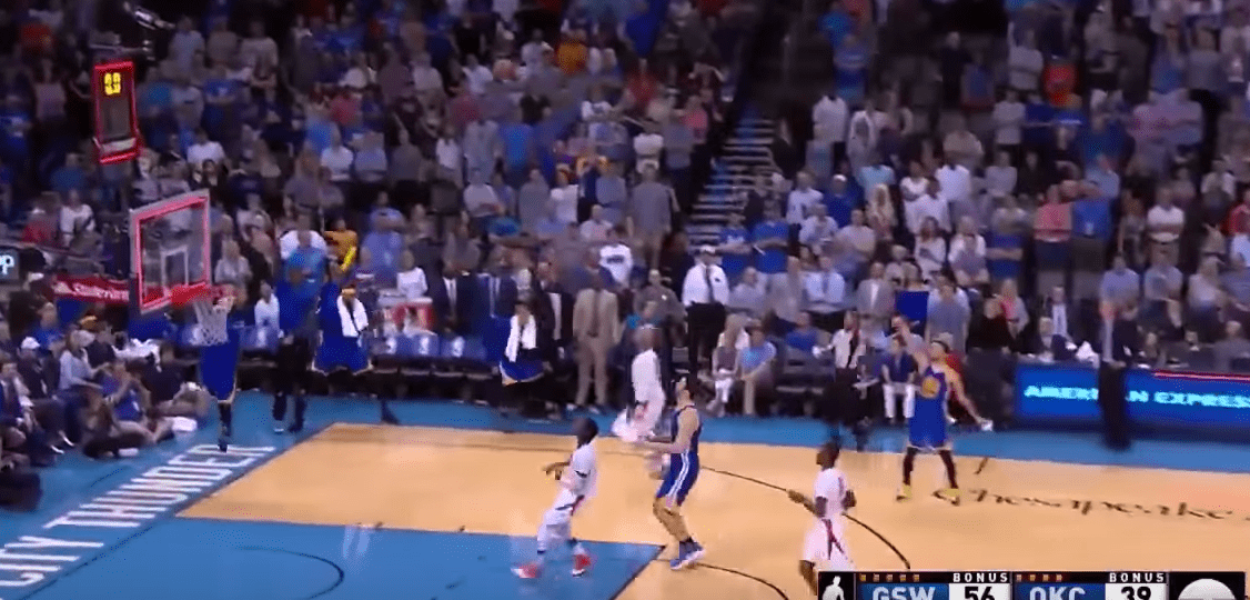 Le buzzer beater de Stephen Curry juste après la bagarre contre OKC