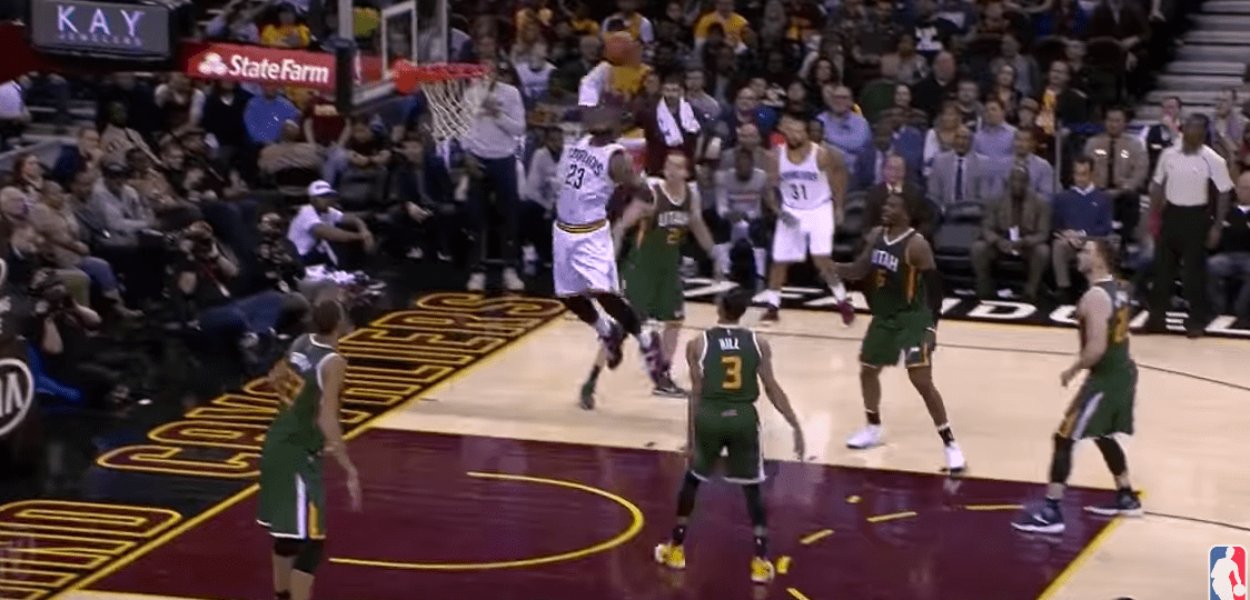 LeBron James toujours plus impressionnant contre le Jazz