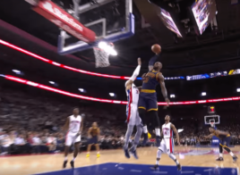 LeBron James envoie le gros dunk sur Tobias Harris