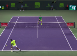 La merveille de passing de Rafael Nadal contre Jack Sock