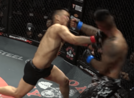 Un double KO lors du Shamrock FC 285 entre Axel Cazares et Alan Vasquez