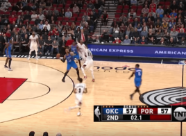 Taj Gibson envoie la bombe du jour à trois points contre les Blazers
