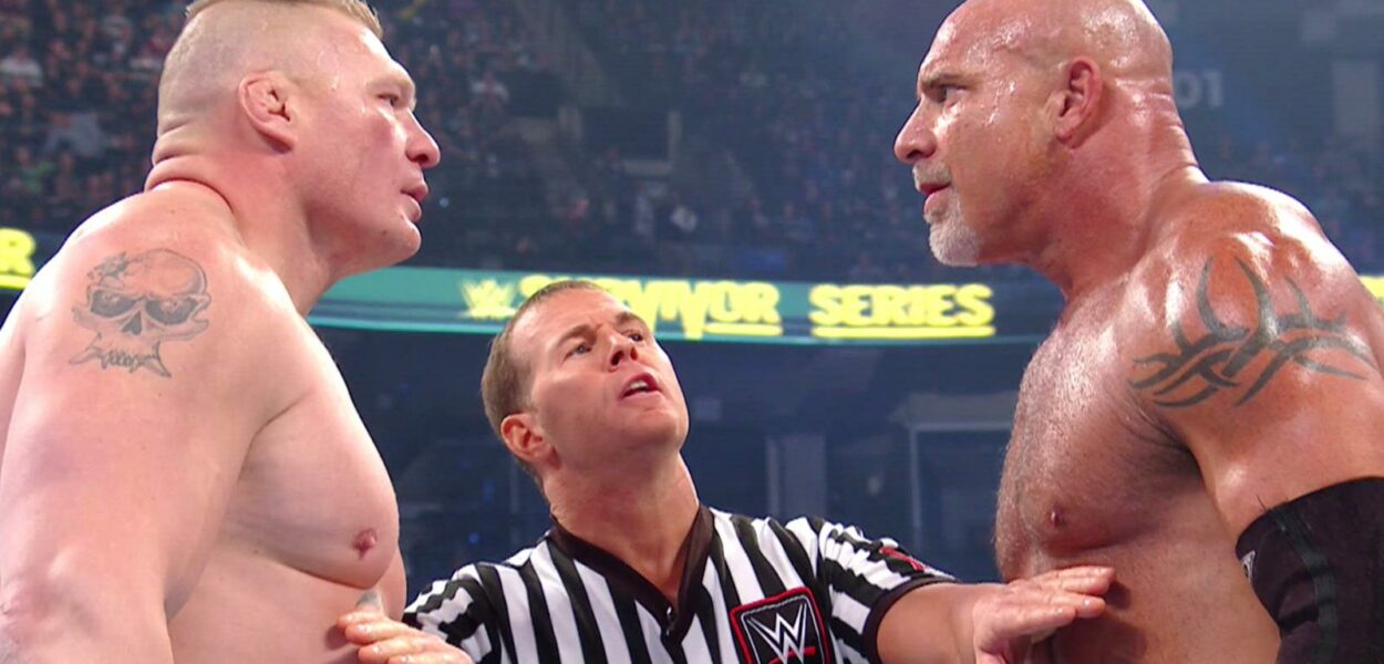 Brock Lesnar vs. Goldberg : De la NFL à la WWE