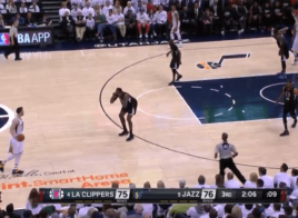 DeAndre Jordan chambre Gordon Hayward et se fait rouler dessus