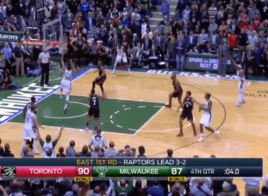 Le dunk incompréhensible de Giannis Antetokounmpo dans le money-time