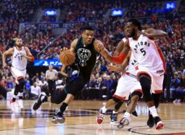 Giannis Antetokounmpo et les Bucks gèrent les Raptors
