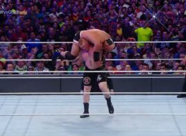 Brock Lesnar dégomme Goldberg à WrestleMania 33