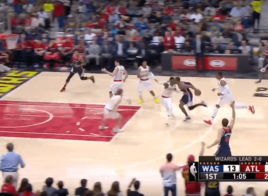 John Wall active le mode dragster et fait la totale à la défense des Hawks