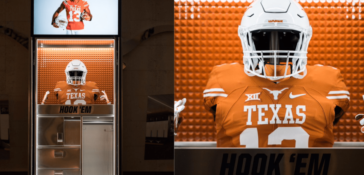 Les vestiaires des Texas Longhorns sont complètement dingues