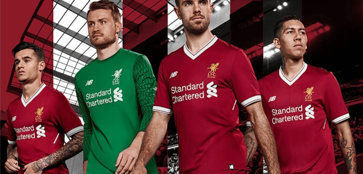 Liverpool présente son maillot pour la saison 2017/2018