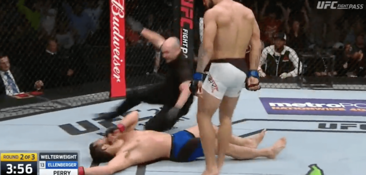 Mike Perry endort Jake Ellenberger d’un coude surpuissant