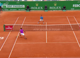 La touche grâce de Rafael Nadal contre Albert Ramos-Vinolas