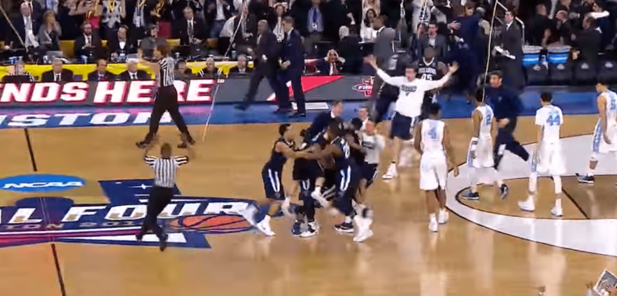 Quand Villanova remportait le titre NCAA au buzzer contre North Carolina