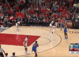 Le trois points clutch de Stephen Curry pour écarter les Blazers