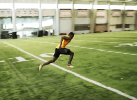 Christian Coleman essaye le 40-yard Dash et explose le record all-time