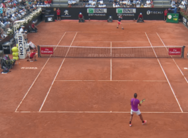 Dominic Thiem a envoyé des parpaings de l’espace contre Rafael Nadal