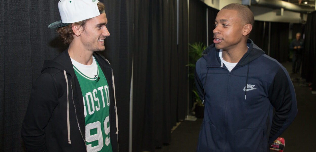 Antoine Griezmann a rencontré Isaiah Thomas après le Game 5