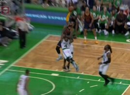 Isaiah Thomas a essayé de contrer LeBron James