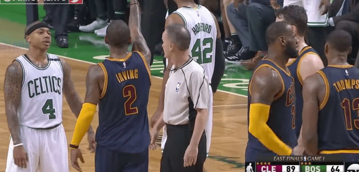 Isaiah Thomas trashtalk Tristan Thompson et Kyrie le rappelle à l’ordre