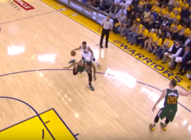 Stephen Curry a fait la totale à Rudy Gobert contre le Jazz