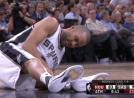 La blessure de Tony Parker face aux Rockets