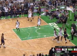 Le gros buzzer beater de JR Smith pour le record contre les Celtics